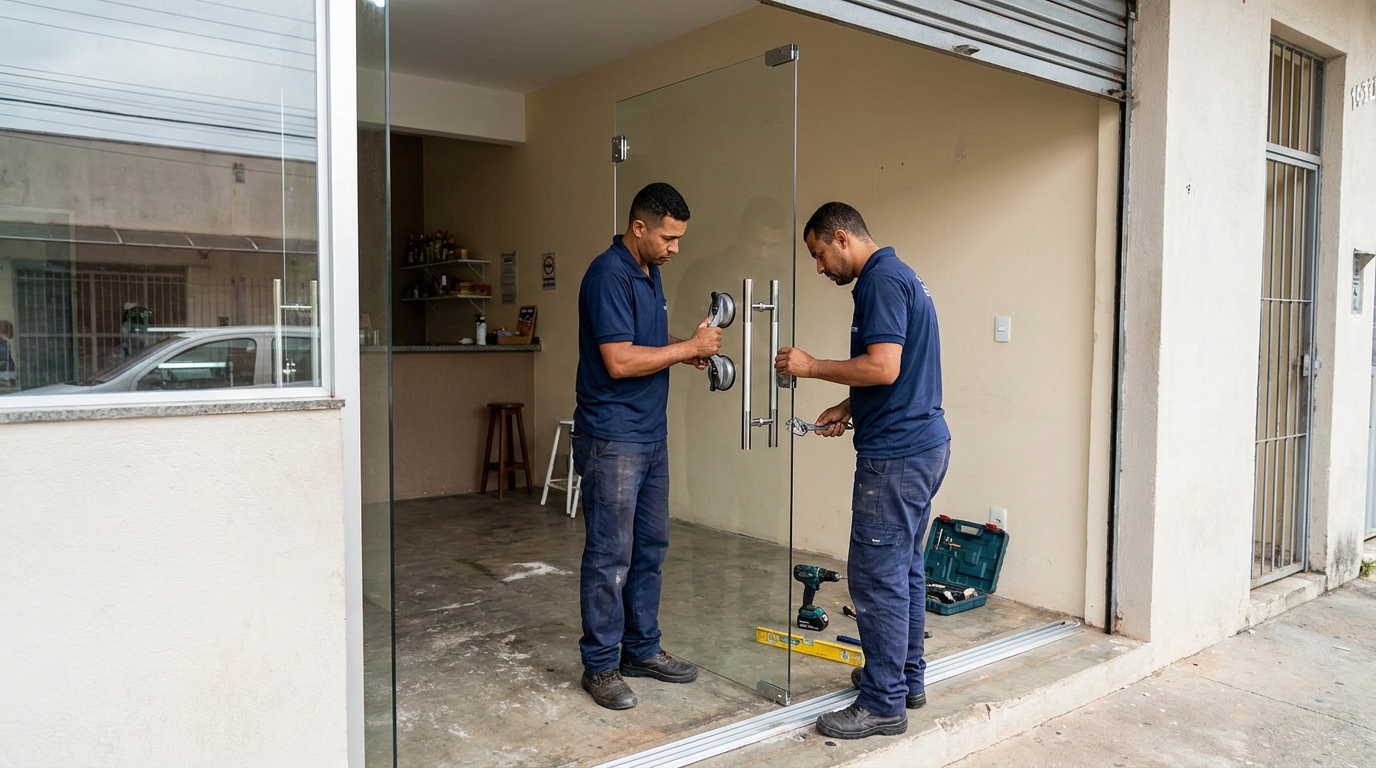 Portas em Vidro em Uberlândia‑MG